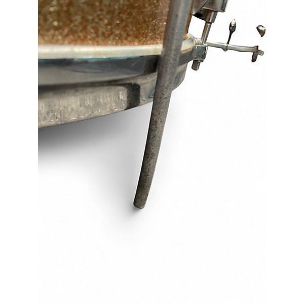 Vintage 1960s Gretsch Drums 3 Piece Name Band Champagne Drum Kit