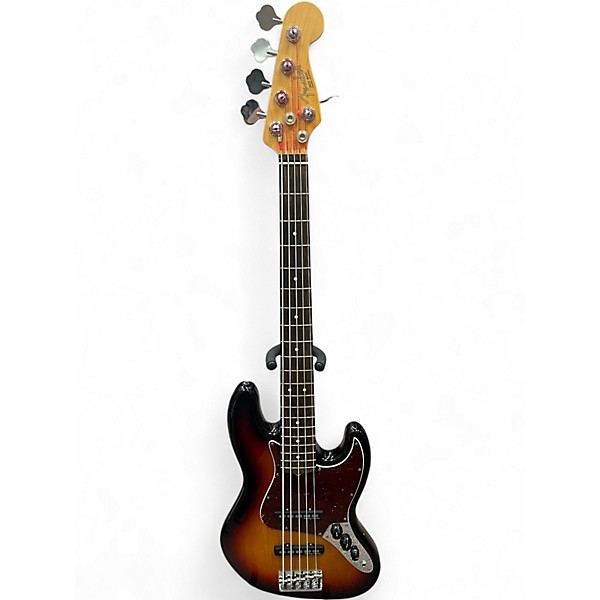 Used Fender AMERICAN PROFESSIONAL JAZZ V BASS 3 Color Sunburst Electric Bass Guitar