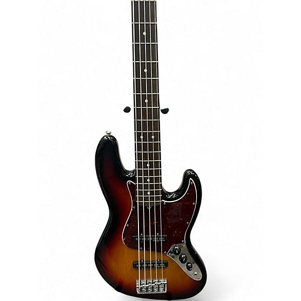Used Fender AMERICAN PROFESSIONAL JAZZ V BASS 3 Color Sunburst Electric Bass Guitar