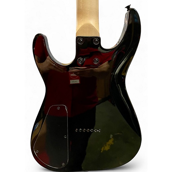 Used Jackson JS22-7 Dinky 7 String Black Solid Body Electric Guitar