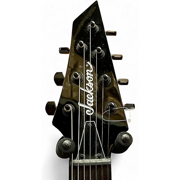 Used Jackson JS22-7 Dinky 7 String Black Solid Body Electric Guitar
