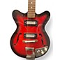 Used Rhythmline Hollow Body Guitar Crimson Red Burst Hollow Body Electric Guitar