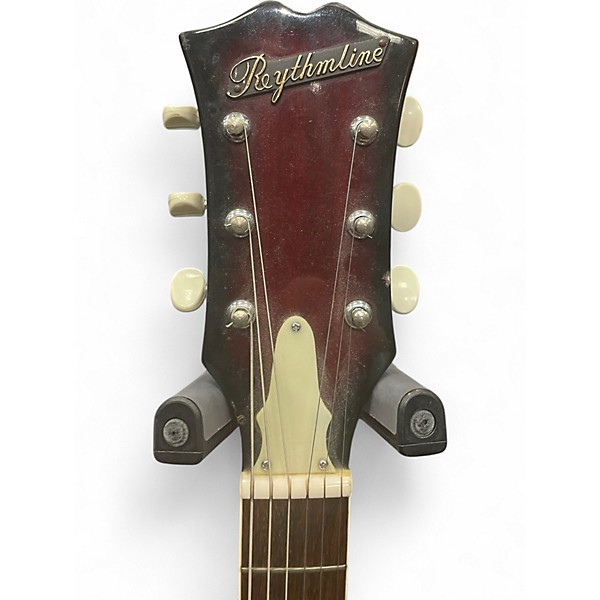 Used Rhythmline Hollow Body Guitar Crimson Red Burst Hollow Body Electric Guitar