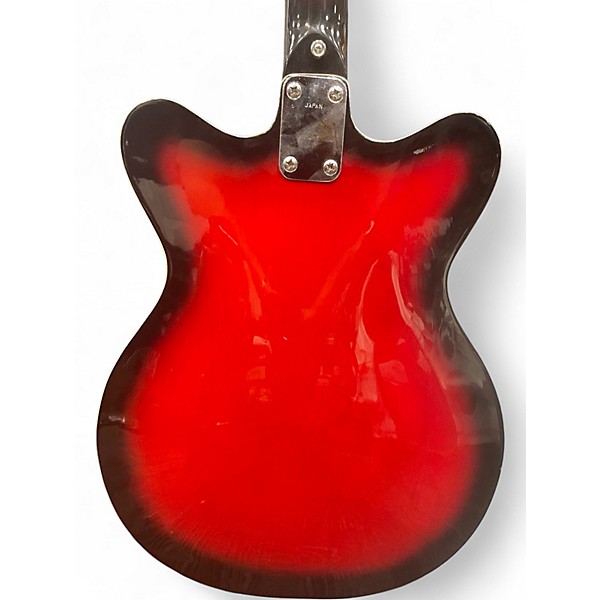 Used Rhythmline Hollow Body Guitar Crimson Red Burst Hollow Body Electric Guitar