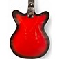 Used Rhythmline Hollow Body Guitar Crimson Red Burst Hollow Body Electric Guitar