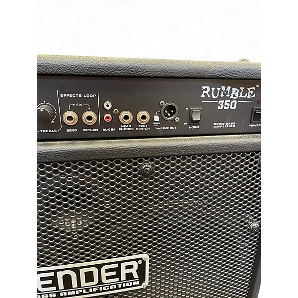 Used Fender Rumble 350 350W 2x10 Bass Combo Amp