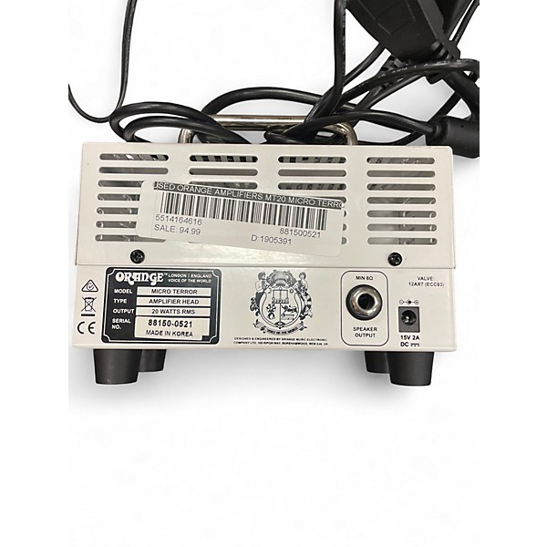 Used Orange Amplifiers MT20 Micro Terror 20W Tube Guitar Amp Head