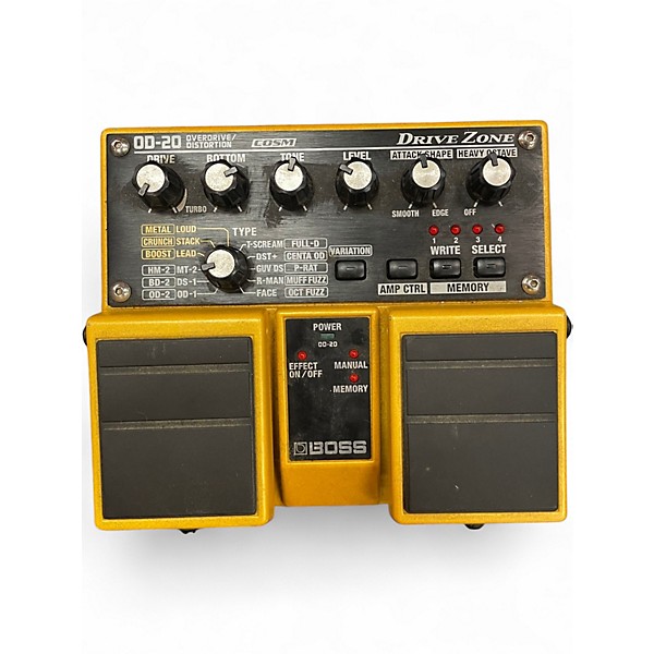 Used BOSS OD20 Overdrive Distortion Effect Pedal