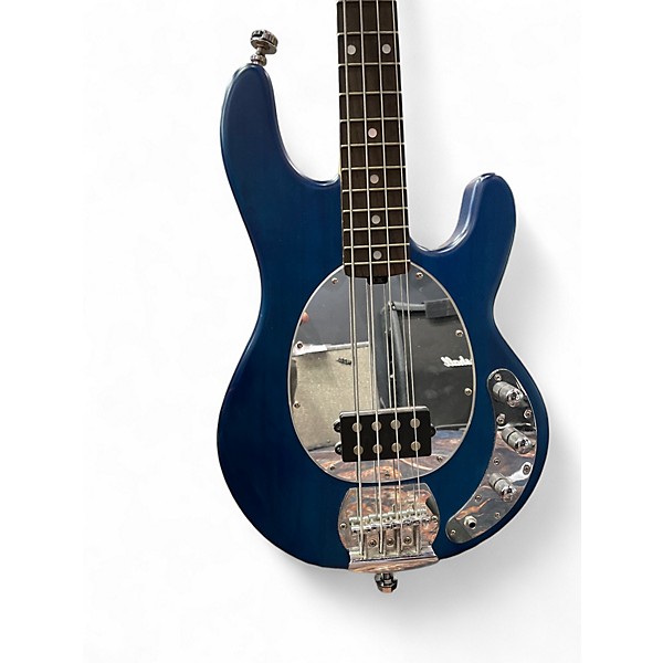 Used Sterling by Music Man SUB Series Blue Electric Bass Guitar
