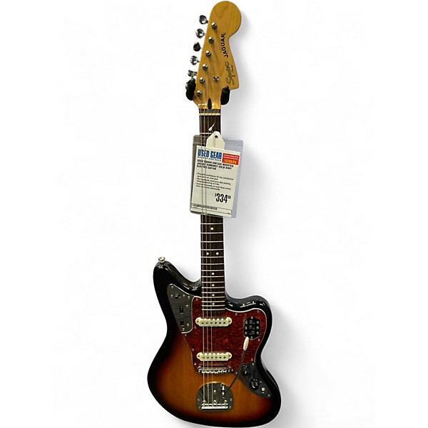 Used Squier Vintage Modified Jaguar Sunburst Solid Body Electric Guitar