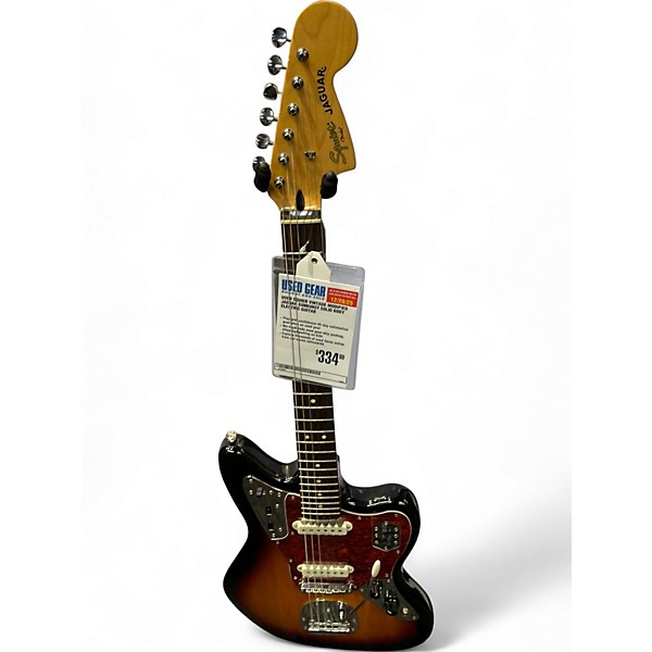 Used Squier Vintage Modified Jaguar Sunburst Solid Body Electric Guitar