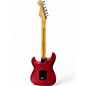 Used 2003 Fender Standard Stratocaster Satin Red Solid Body Electric Guitar
