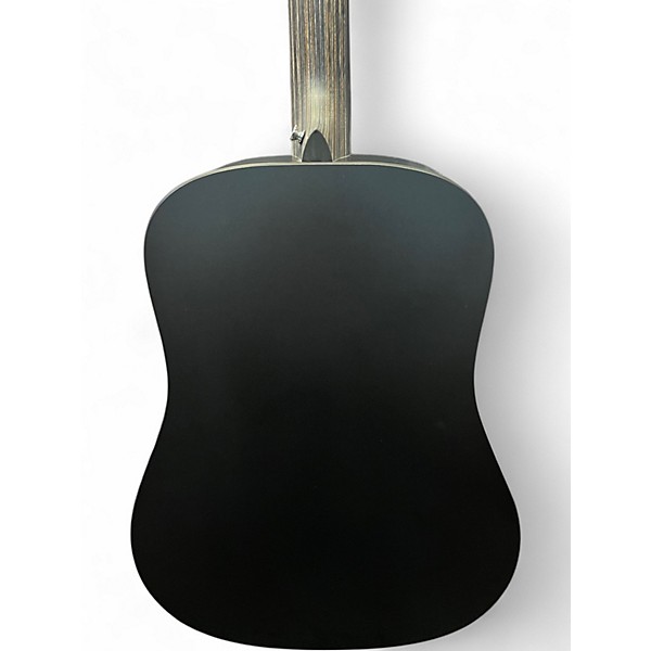 Used Martin DX Johnny Cash Signature Black Acoustic Electric Guitar