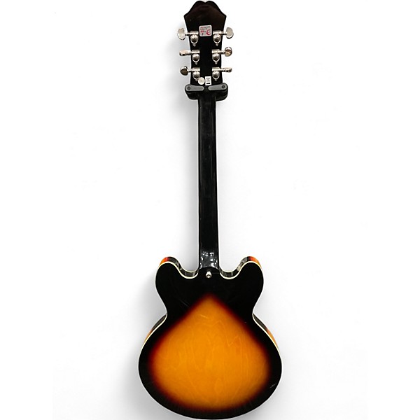 Used Epiphone Dot 2 Color Sunburst Hollow Body Electric Guitar