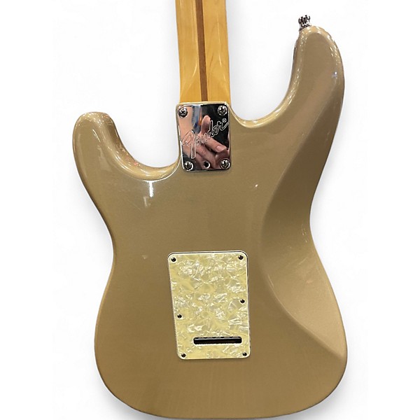 Used Fender American Standard Stratocaster Champagne Solid Body Electric Guitar