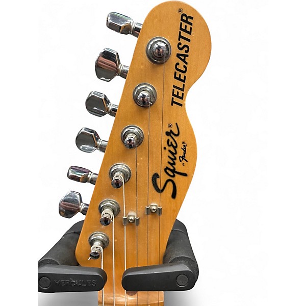 Vintage 1987 Squier Telecaster Black Solid Body Electric Guitar