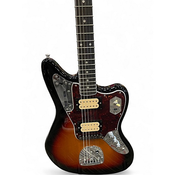 Used Fender KURT COBAIN PLAYER JAGUAR Tobacco Burst Solid Body Electric Guitar
