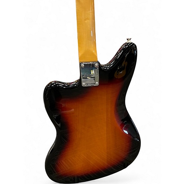 Used Fender KURT COBAIN PLAYER JAGUAR Tobacco Burst Solid Body Electric Guitar