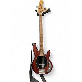 Used Sterling by Music Man Sub 4 Maroon Electric Bass Guitar
