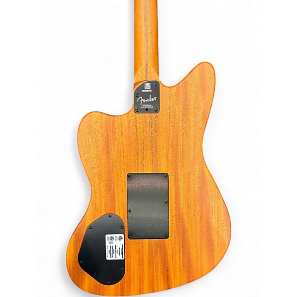 Used Fender Jazzmaster Acoustisonic Natural Hollow Body Electric Guitar