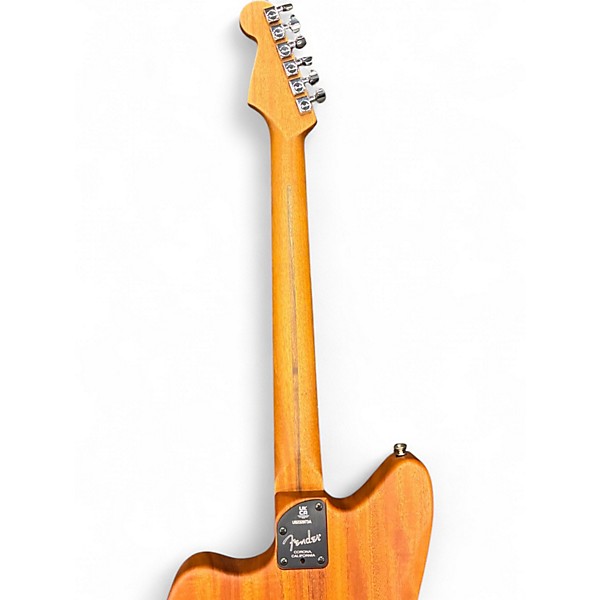 Used Fender Jazzmaster Acoustisonic Natural Hollow Body Electric Guitar