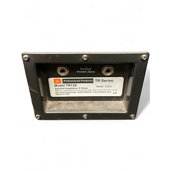 Used JBL TRS125 Unpowered Speaker