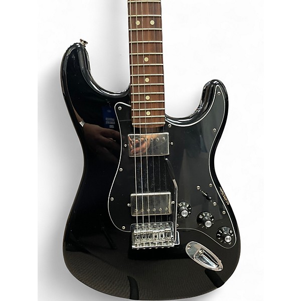 Used Fender Blacktop Stratocaster HH Black Solid Body Electric Guitar