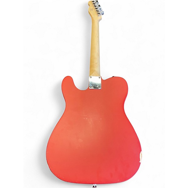 Used Squier Telecaster Red Solid Body Electric Guitar