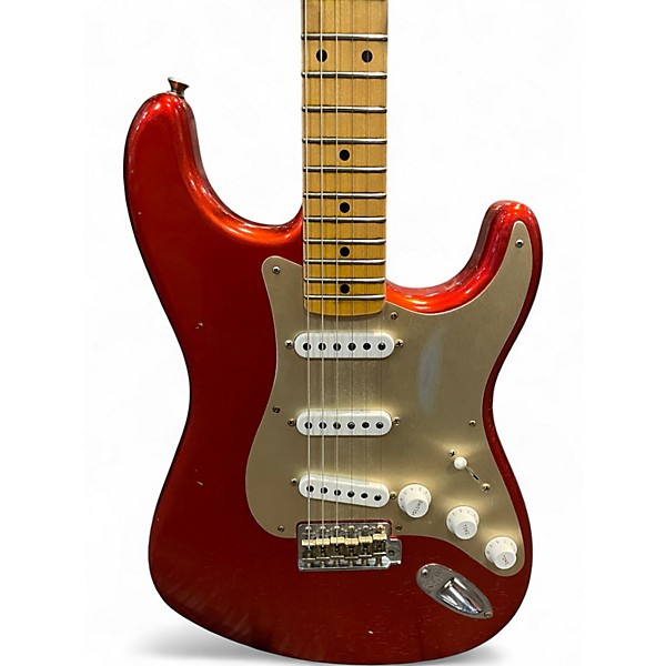 Used Fender Ltd 55 Dual-Mag Stratocaster Candy Apple Red Solid Body Electric Guitar