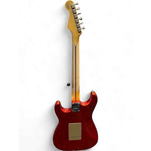 Used Fender Ltd 55 Dual-Mag Stratocaster Candy Apple Red Solid Body Electric Guitar