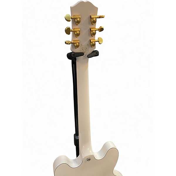 Used Epiphone Emily Wolfe "White Wolfe" Sheraton WHITE Hollow Body Electric Guitar