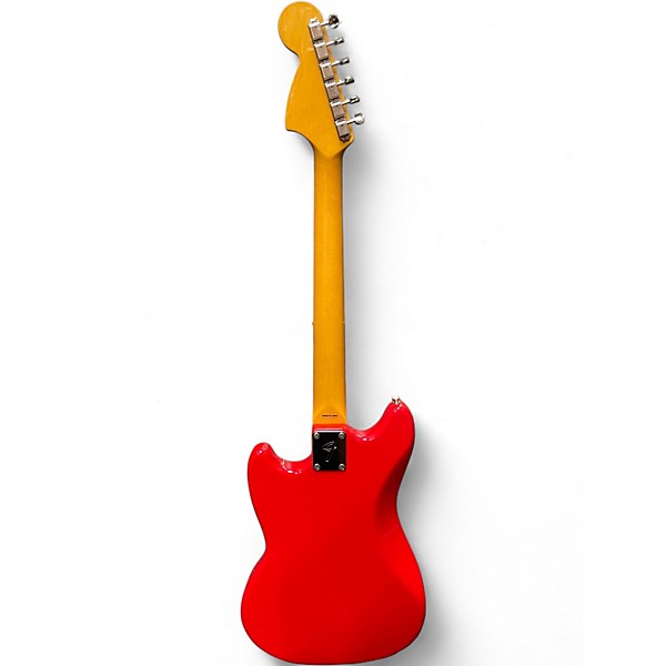 Used Fender MG-69 Mustang Dakota Red Solid Body Electric Guitar