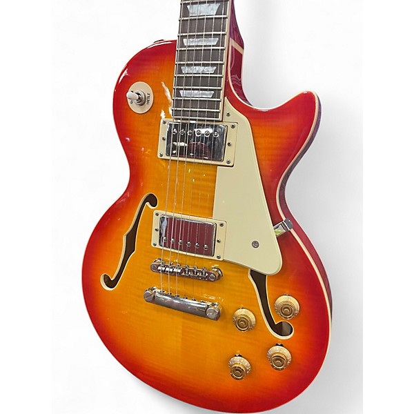 Used Epiphone Les Paul ES Sunburst Hollow Body Electric Guitar