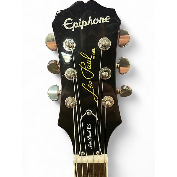 Used Epiphone Les Paul ES Sunburst Hollow Body Electric Guitar