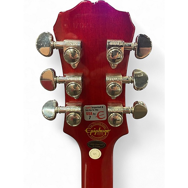 Used Epiphone Les Paul ES Sunburst Hollow Body Electric Guitar