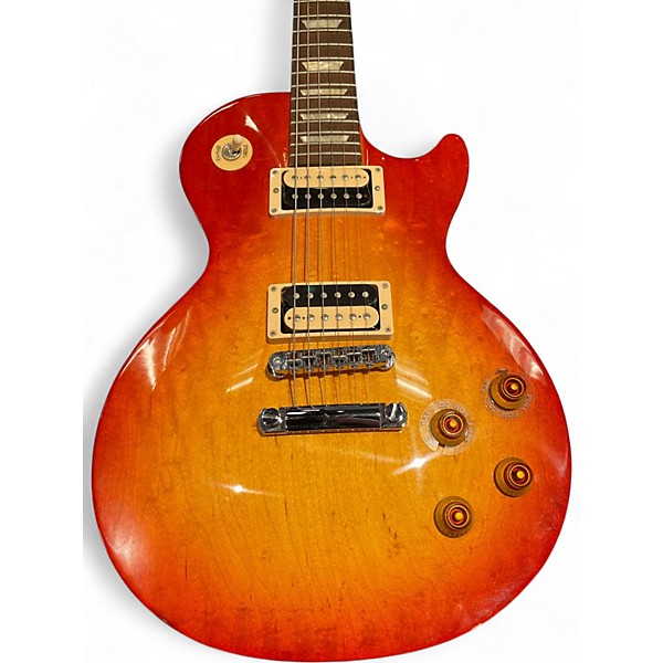 Used Gibson Les Paul Deluxe Heritage Cherry Solid Body Electric Guitar