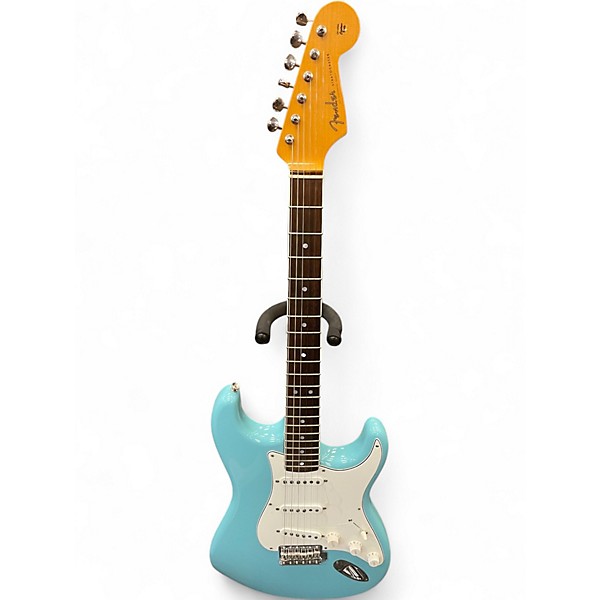 Used Fender Eric Johnson Signature Stratocaster RW Tropical Turquoise Solid Body Electric Guitar