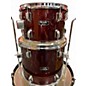 Used Mapex 3 Piece Rebel Wine Red Drum Kit