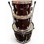 Used Mapex 3 Piece Rebel Wine Red Drum Kit