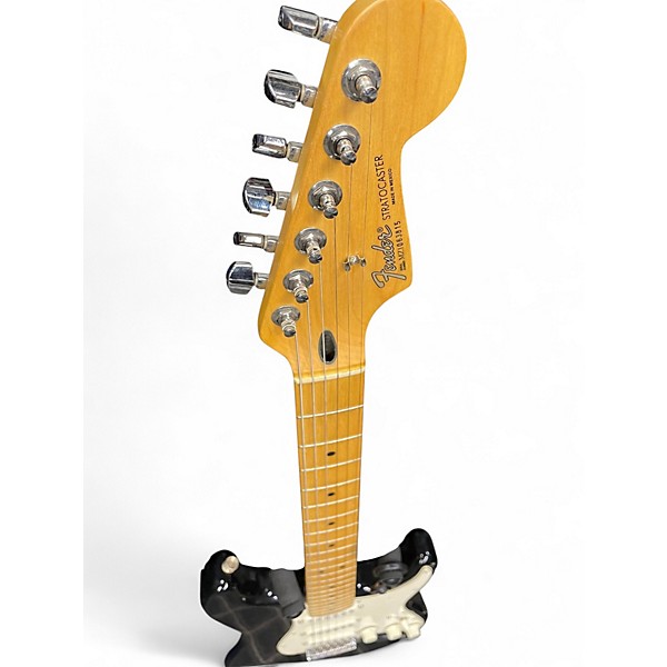 Used 2000s Fender stratocaster  Black Solid Body Electric Guitar