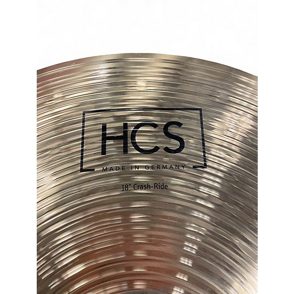 Used MEINL 18in HCS Crash Ride Cymbal