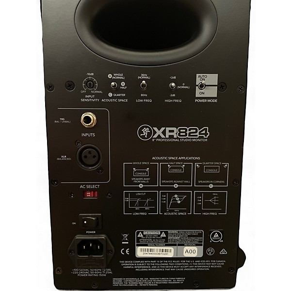Used Mackie XR824 Powered Monitor