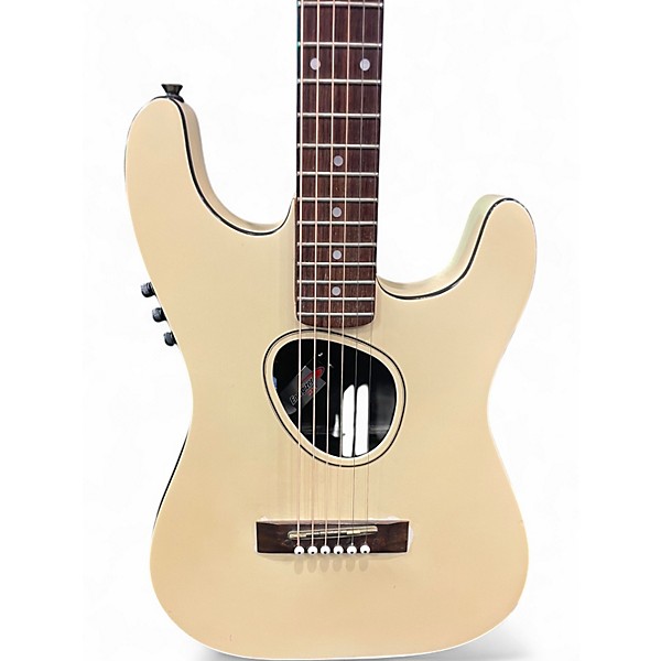 Vintage 1987 Kramer Ferrington Cream Acoustic Electric Guitar