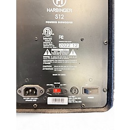 Used Harbinger s12 Powered Subwoofer