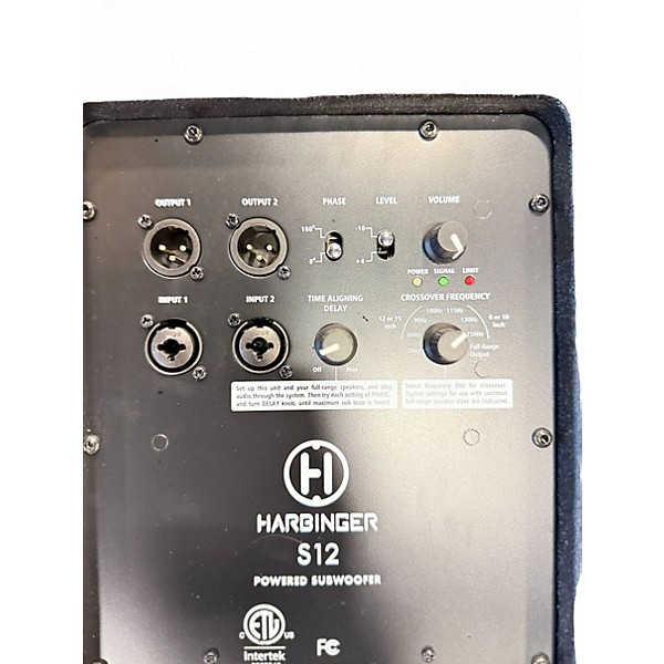 Used Harbinger s12 Powered Subwoofer