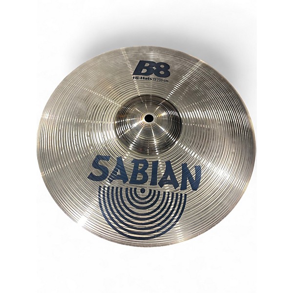 Used SABIAN 13in B8 Hi Hat Pair Cymbal
