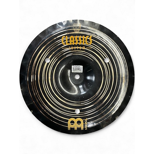 Used MEINL 12in DARK TRASH STACK Cymbal