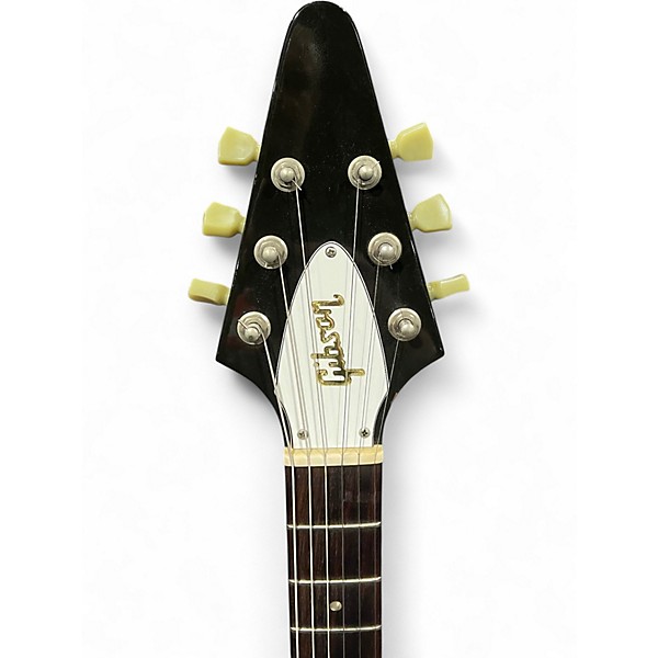 Vintage 1989 Gibson Flying V 2 Color Sunburst Solid Body Electric Guitar