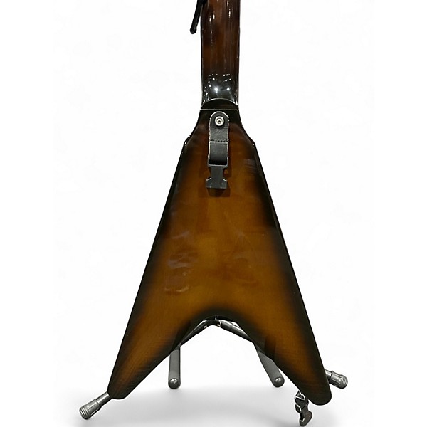 Vintage 1989 Gibson Flying V 2 Color Sunburst Solid Body Electric Guitar