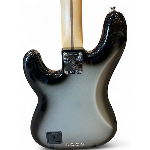 Used Fender TROY SANDERS PRECISION Silverburst Electric Bass Guitar